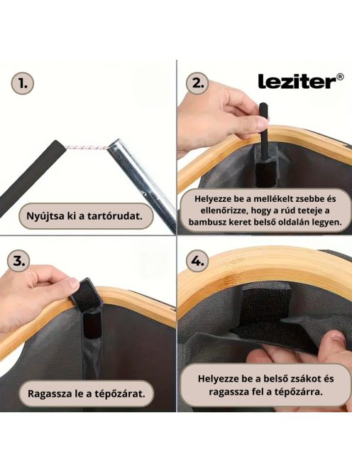 Szelektív palackgyűjtő 100l fekete