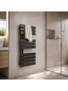 Solaro Design törölközőszárító radiátor 1000x500 mm fekete