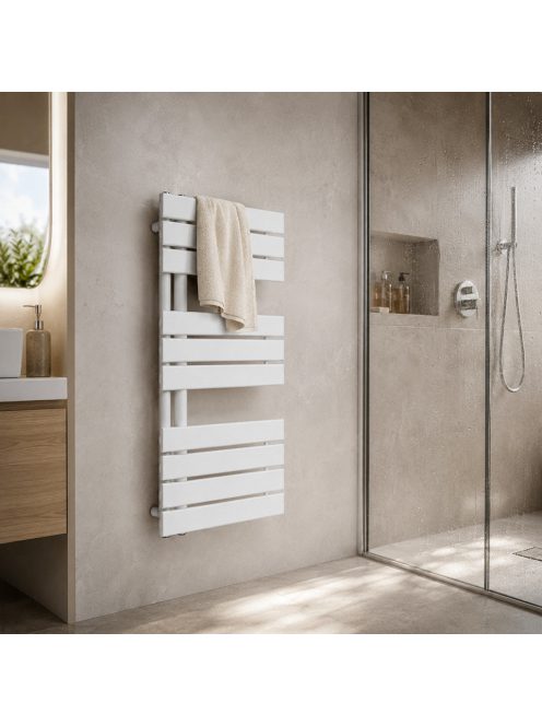Solaro Design törölközőszárító radiátor 1000x500 mm fehér