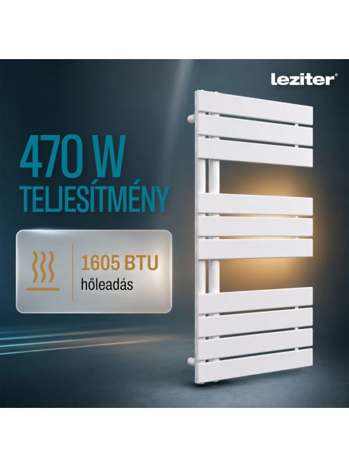 Solaro Design törölközőszárító radiátor 1000x500 mm fehér
