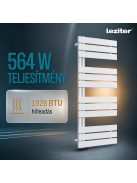 Solaro Design törölközőszárító radiátor 1200x500 mm fehér