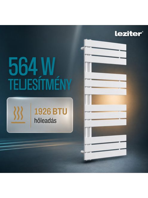 Solaro Design törölközőszárító radiátor 1200x500 mm fehér