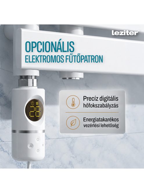 Solaro Design törölközőszárító radiátor 1200x500 mm fehér