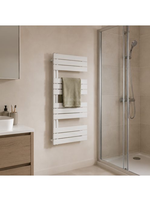 Solaro Design törölközőszárító radiátor 1200x600 mm fehér