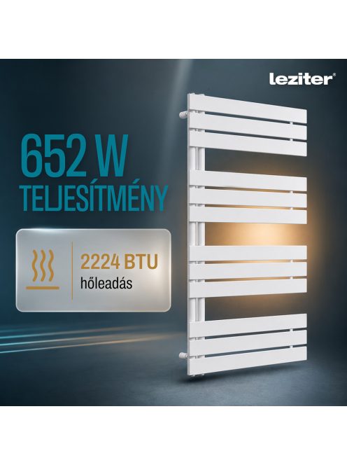 Solaro Design törölközőszárító radiátor 1200x600 mm fehér