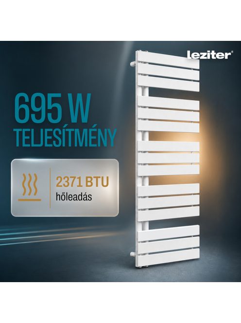 Solaro Design törölközőszárító radiátor 1400x500 mm fehér