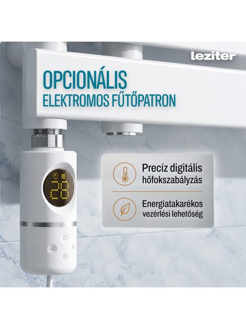 Solaro Design törölközőszárító radiátor 1400x500 mm fehér