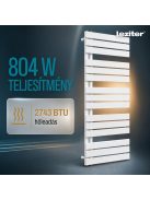Solaro Design törölközőszárító radiátor 1400x600 mm fehér