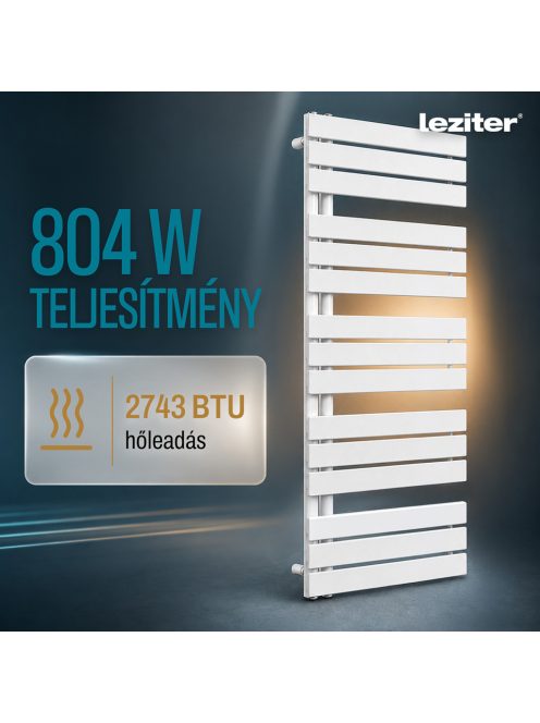 Solaro Design törölközőszárító radiátor 1400x600 mm fehér
