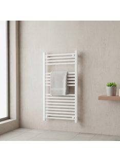 Egyenes törölközőszárító radiátor 1000x500 mm fehér
