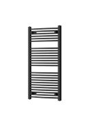 Egyenes törölközőszárító radiátor 1200x600 mm fekete