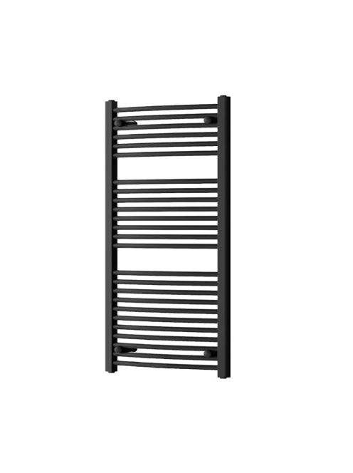 Egyenes törölközőszárító radiátor 1200x600 mm fekete