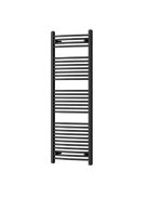 Egyenes törölközőszárító radiátor 1600x600 mm fekete