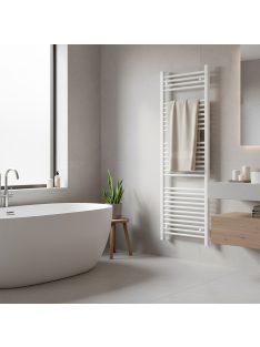 Egyenes törölközőszárító radiátor 1600x600 mm fehér