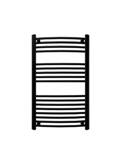 Íves törölközőszárító radiátor 1000x600 mm fekete