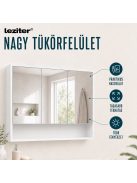 Luna 120 felső tükrös szekrény winston tölgy