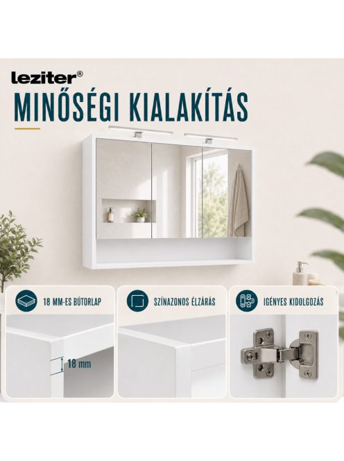 Luna 120 felső tükrös szekrény winston tölgy