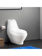 Coral Monoblokkos wc kagyló alsó kifolyással soft close ülőkével