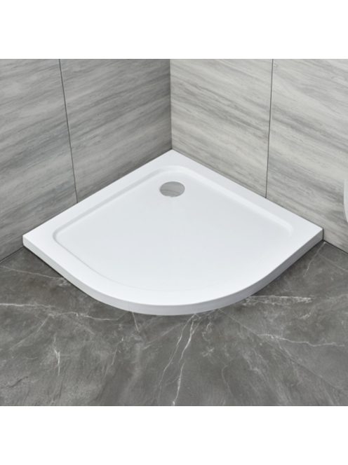 Modena Slim íves alacsony akril zuhanytálca 80x80 cm