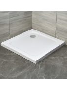 Modena Slim szögletes alacsony akril zuhanytálca 80x80 cm