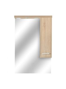 Nerva 65 cm-es tükrös felsőszekrény, Sonoma tölgy
