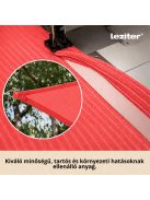 Rana napvitorla négyszög alakú 3x4 m piros
