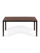 6 személyes kerti asztal 156x78 cm polywood barna