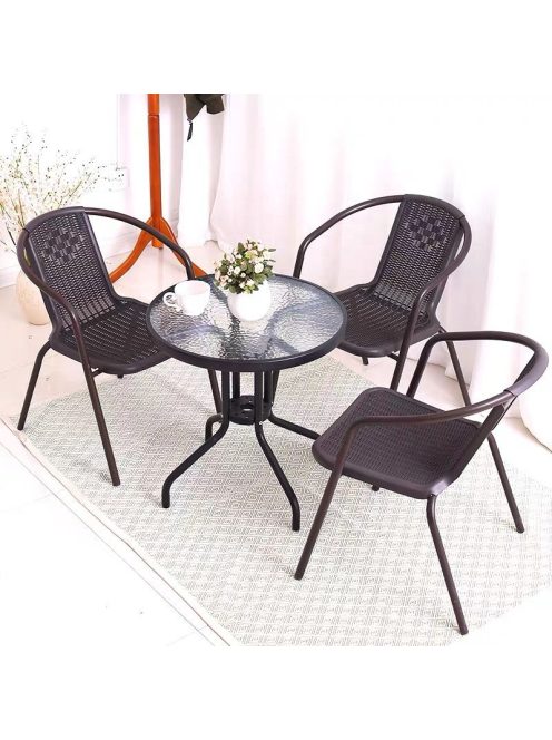 60 cm-es kerek kerti asztal