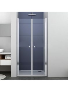 Saloon 90x195 cm kétszárnyú zuhanyajtó