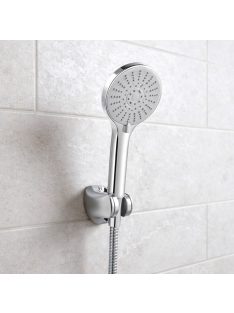 Lili 5 funkciós kézizuhany tömlővel tartóval króm