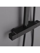 Mazama Black zuhanyszett termosztátos csapteleppel