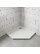 Modena Slim ötszögletű alacsony akril zuhanytálca 90x90 cm