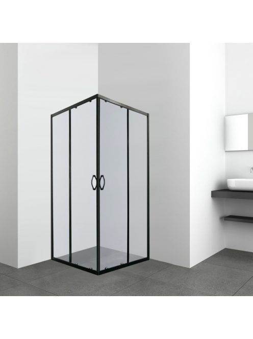 TIARASQUARE 90x90 cm szögletes zuhanykabin zuhanytálca nélkül