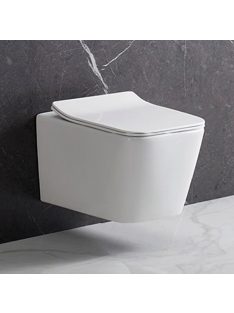 Tina fali rimless WC soft close ülőkével
