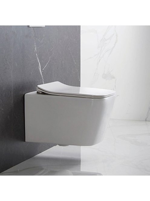 Tina fali rimless WC soft close ülőkével