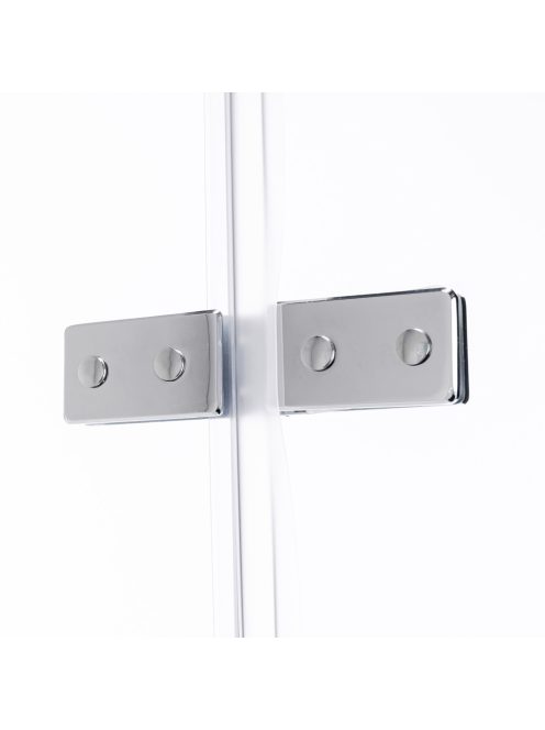 Stuxi Verona Duo 110x110 cm szögletes két csuklóajtós zuhanykabin, 6 mm vízlepergető üveggel, króm