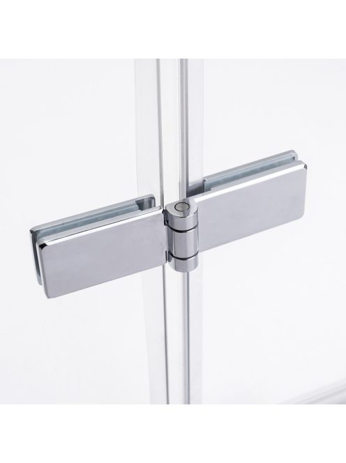 Stuxi Verona 110 cm széles csukló zuhanyajtó, 6 mm vízlepergető üveggel, króm profillal