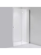 Stuxi Verona 120 cm széles csukló zuhanyajtó, 6 mm vízlepergető üveggel, króm profillal