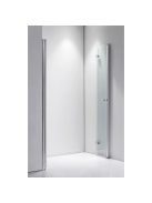 Stuxi Verona Big 140 cm széles kétszárnyú csukló zuhanyajtó, 6 mm vízlepergető üveggel, króm profillal