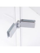 Stuxi Verona Duo 70x70 cm szögletes két csuklóajtós zuhanykabin, 6 mm vízlepergető üveggel, króm