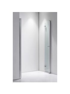   Stuxi Verona Big 180 cm széles kétszárnyú csukló zuhanyajtó (90+90 cm), 6 mm vízlepergető üveggel, króm profillal, 195 cm magas