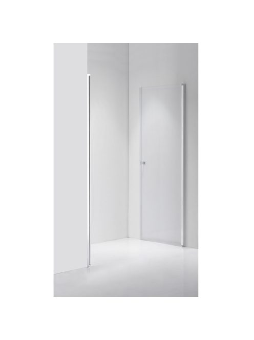 Stuxi Bari Big 140 cm széles kétszárnyú nyíló zuhanyajtó, 6 mm vízlepergető üveggel, króm profillal, 195 cm magas