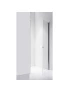 Stuxi Bari 70/80/90/100 cm széles egyszárnyú nyíló zuhanyajtó, 6 mm vízlepergető üveggel, króm profillal, 195 cm magas