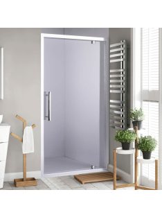   Stuxi Torino 120 cm széles nyílóajtós zuhanyajtó 6 mm vastag vízlepergető biztonsági üveggel, króm elemekkel, 200 cm magas