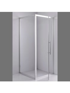   Stuxi Torino 70x70 szögletes nyílóajtós zuhanykabin 6 mm vízlepergető biztonsági üveggel, króm elemekkel, 200 cm magas
