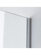 Stuxi Milano Kombi Walk-in zuhanyfal, 110x80 cm, 8 mm vastag vízlepergető biztonsági üveggel, 200 cm magas, króm