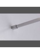 Stuxi Milano Walk-in zuhanyfal, 110x200 cm, 8 mm vastag vízlepergető biztonsági üveggel, króm profillal és távtartóval