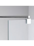 Stuxi Milano Kombi Walk-in zuhanyfal, 120x70 cm, 8 mm vastag vízlepergető biztonsági üveggel, 200 cm magas, króm