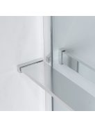 Stuxi Milano Kombi Plus 1 Walk-in zuhanyfal, 70x110 cm, 8 mm vastag vízlepergető biztonsági üveggel, polccal és törölközőtartóval