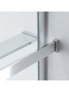 Stuxi Milano Kombi Plus 2 Walk-in zuhanyfal, 70x70 cm, 8 mm vastag vízlepergető biztonsági üveggel, 2 polccal és törölközőtartóval